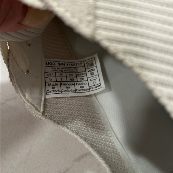 EZ Duzzit Lace in White Light Cloud Grey Size 9 - Picture 14 of 16